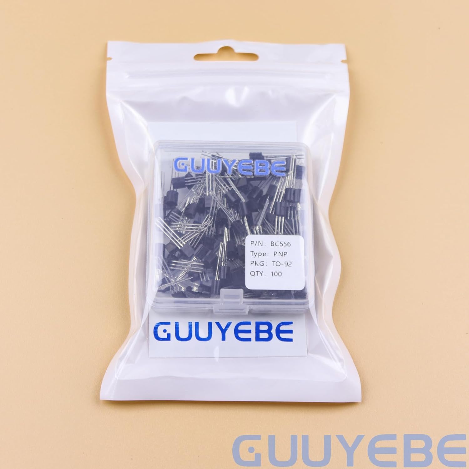 GuuYebe BC556 Transistor TO-92 PNP BJT Transistors of Semiconductor Products