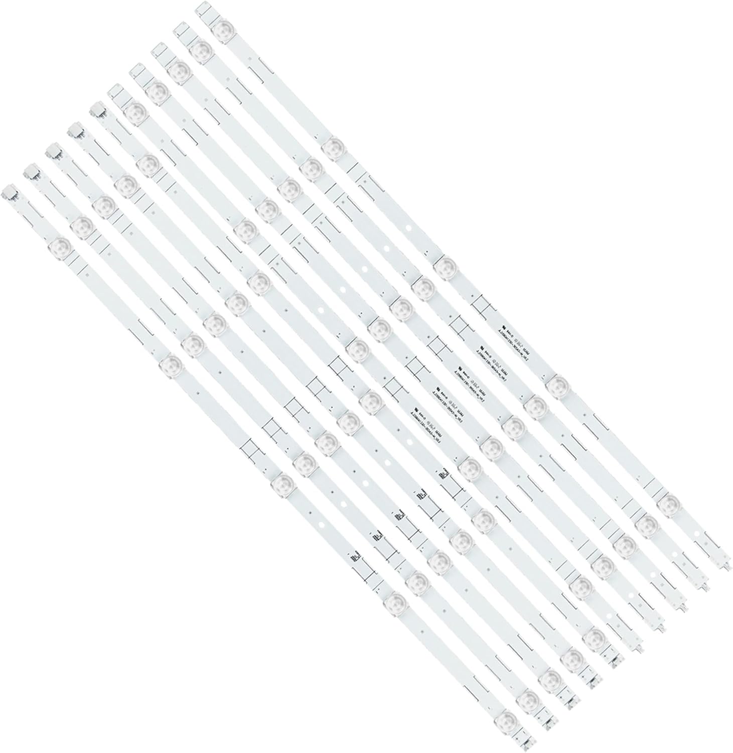GuuYebe LED Backlight Strips TV Replacement Part for JL.D580A1330-365AS-M LC-58Q620U LC-58Q7330U LC-58Q7370U 58R6E 58Q7330U 58H6550E 58H6570G 58G6550E HD580S1U03-L1/S1 CRH-BK58S13030T051087D E480201