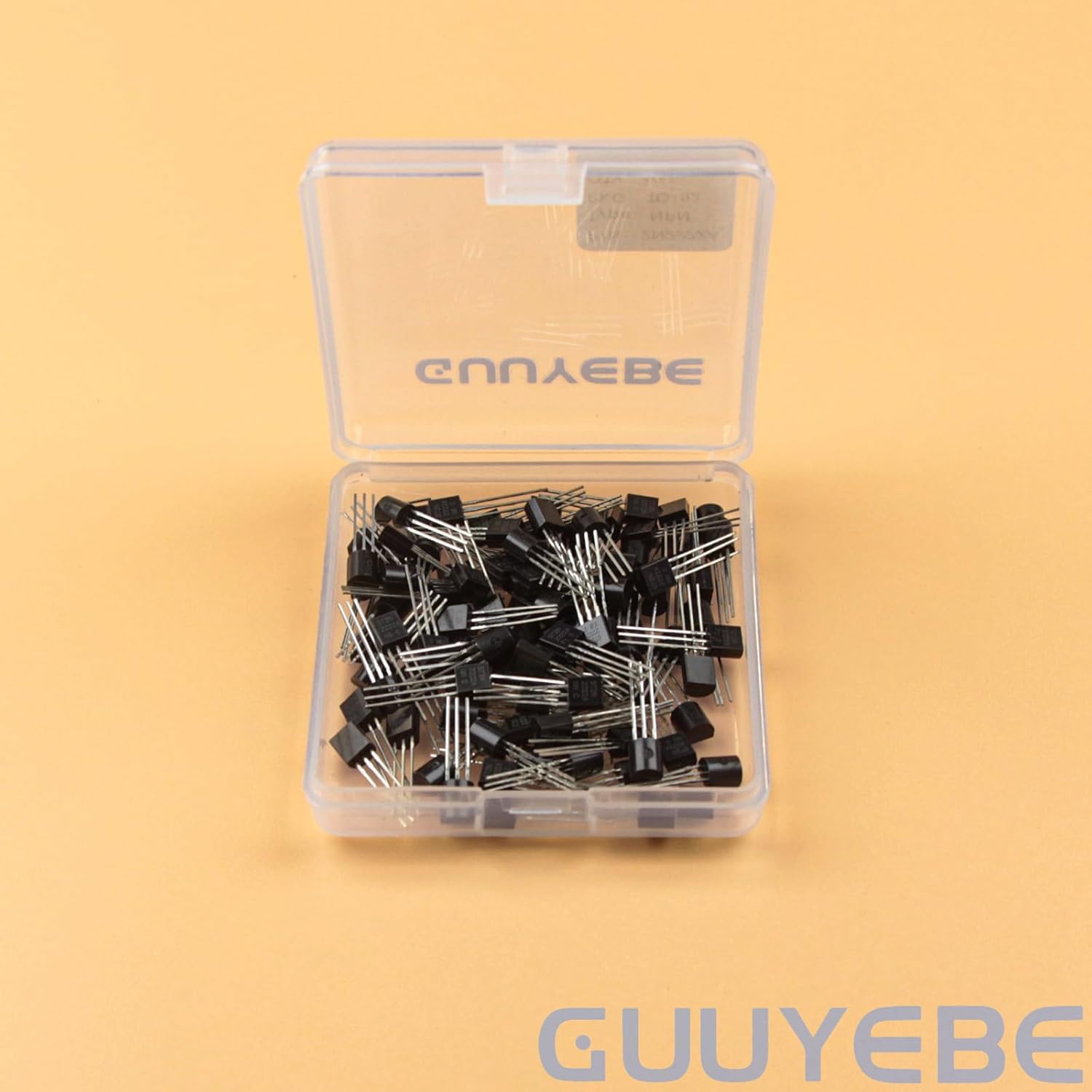 GuuYebe 2N2222 Transistor 2N2222A TO-92 NPN BJT Transistors of Semiconductor Products