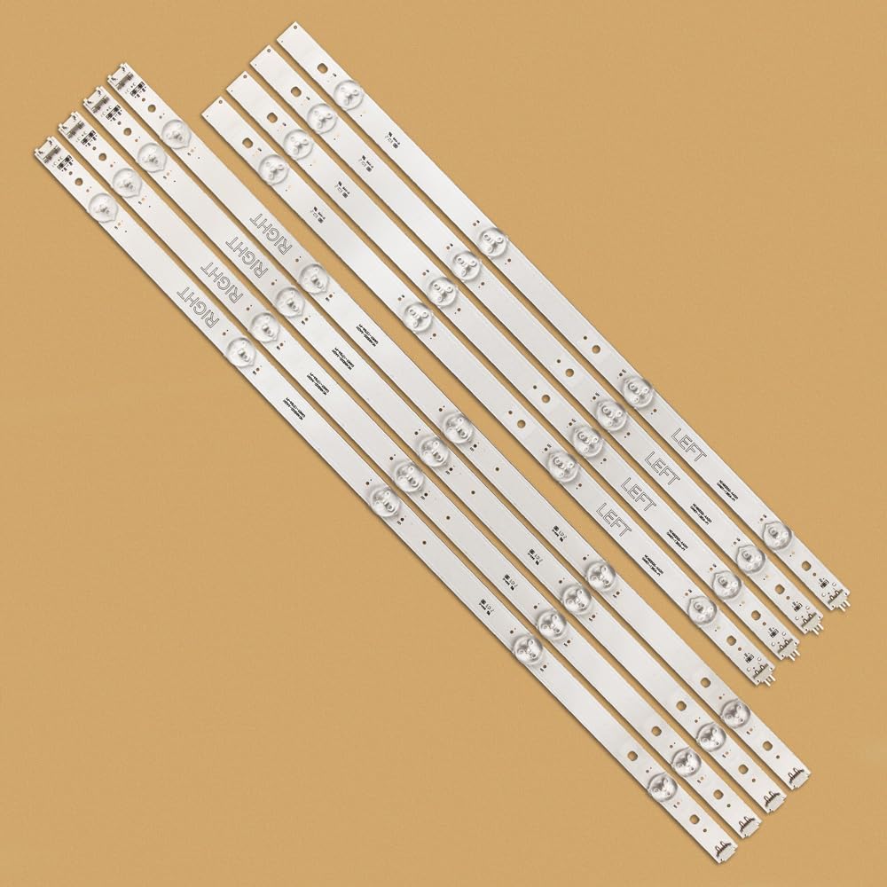 GuuYebe LED Backlight Strip TV Replacement Part for 49UJ6300 49UK6200 49UJ630V 49UK6300 49LJ5550 49LK5700PSC 49LJ5500 49LK5700 49UK6300PLB NC490DGG 49UJ635T NC490DUE-ABFX3 NC490DUE-AAFX1-41CA