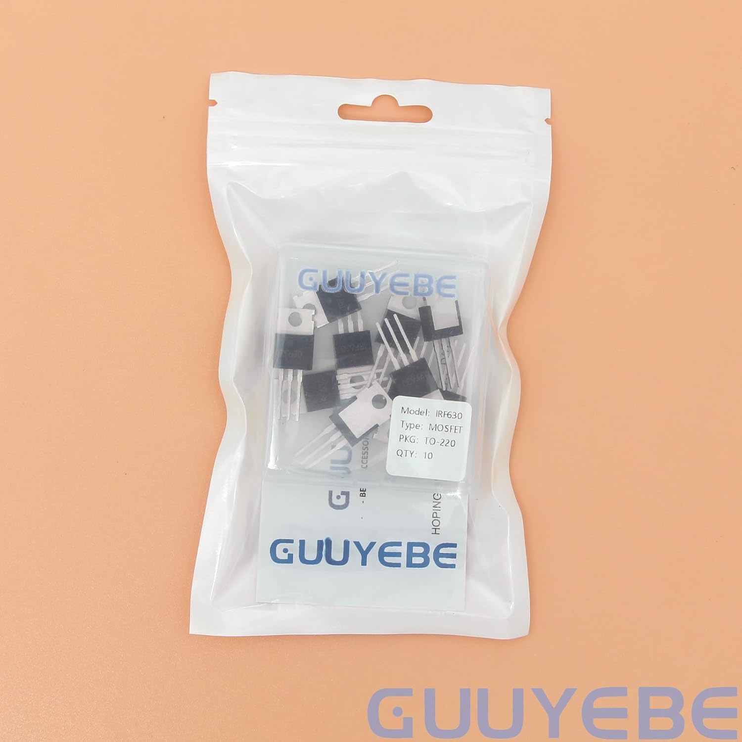 GuuYebe IRF630N IRF630 200V 9.3A IRF630NPBF N-Channel Power MOSFET TO-220 Transistors of Semiconductor Products