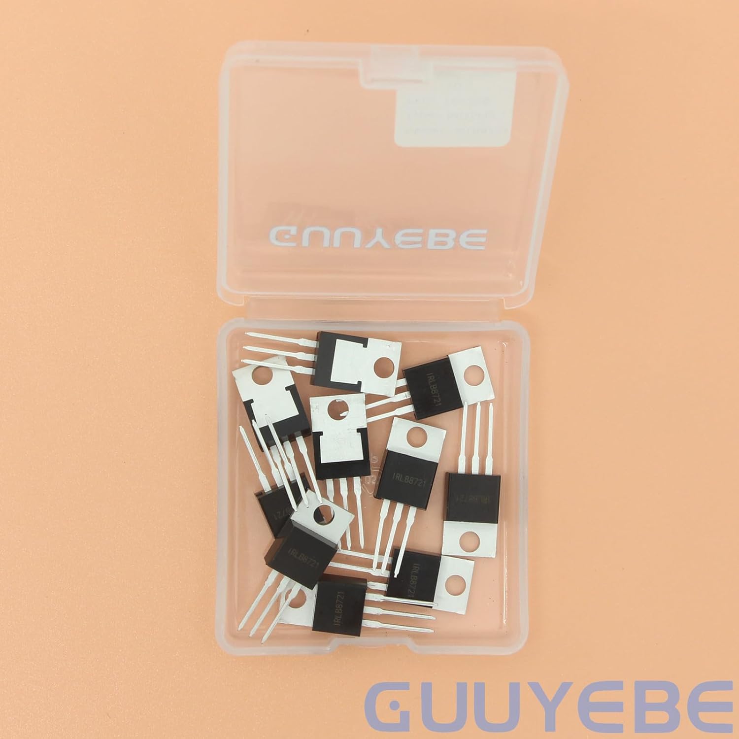 GuuYebe IRLB8721 30V 62A IRLB8721PBF N-Channel Power MOSFET TO-220 Transistors of Semiconductor Products