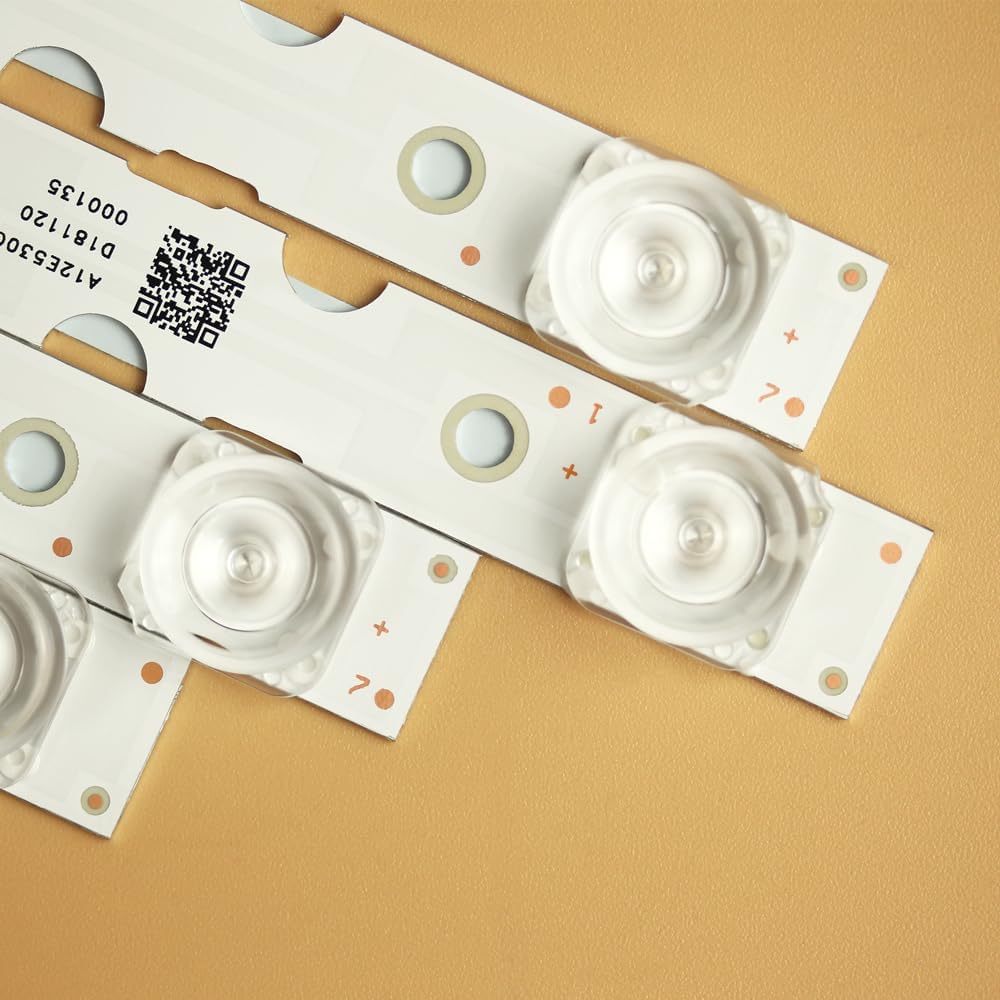 GuuYebe 4 Pcs Led Backlight Strips Set Replacement for 55S421 55S423 55S425 4C-LB5508-HR02J 4C-LB5507-HR03J 4C-LB5508-HR03J 4C-LB5508-HR06J 55HR330M08A2 55HR330M07B2 55HR330M07A2 55D6