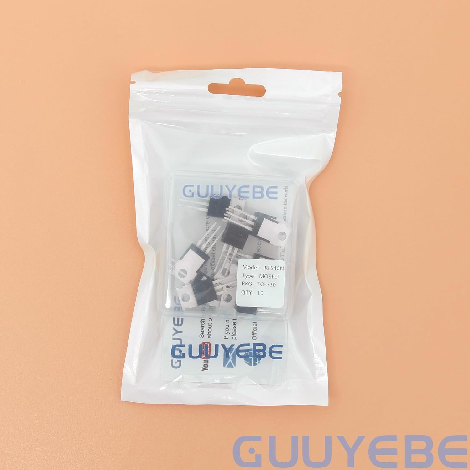 GuuYebe IRF540N IRF540 100V 30A IRF540NPBF N-Channel Power MOSFET TO-220 Transistors of Semiconductor Products