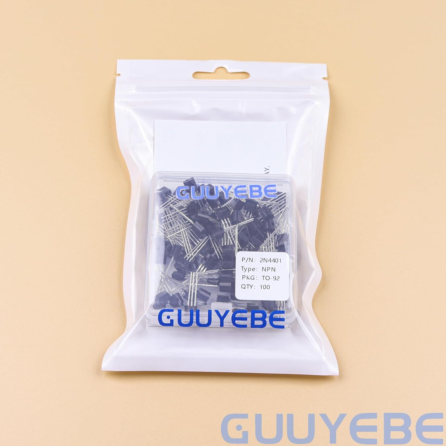 GuuYebe 2N4401 Transistor TO-92 NPN BJT Transistors of Semiconductor Products