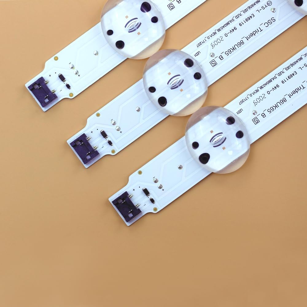 GuuYebe LED Backlight Strip TV Replacement Part for 86UK65 86UK6570PUB 86UM8070AUB 86UM8070PUA 86UN8570AUD 86UN8570PUC SVL860A03B EAV64091901 EAV64092001 EAV64091902 EAV64092002 SSC Trident