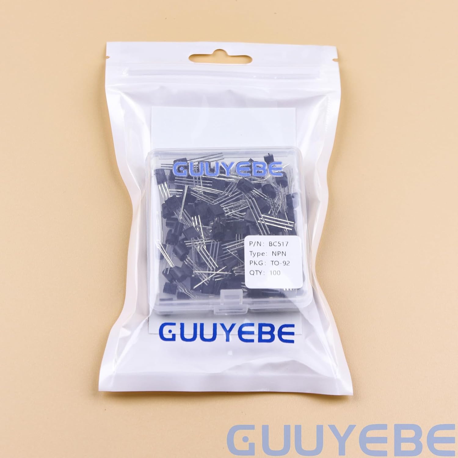GuuYebe BC517 Transistor TO-92 NPN BJT Transistors of Semiconductor Products