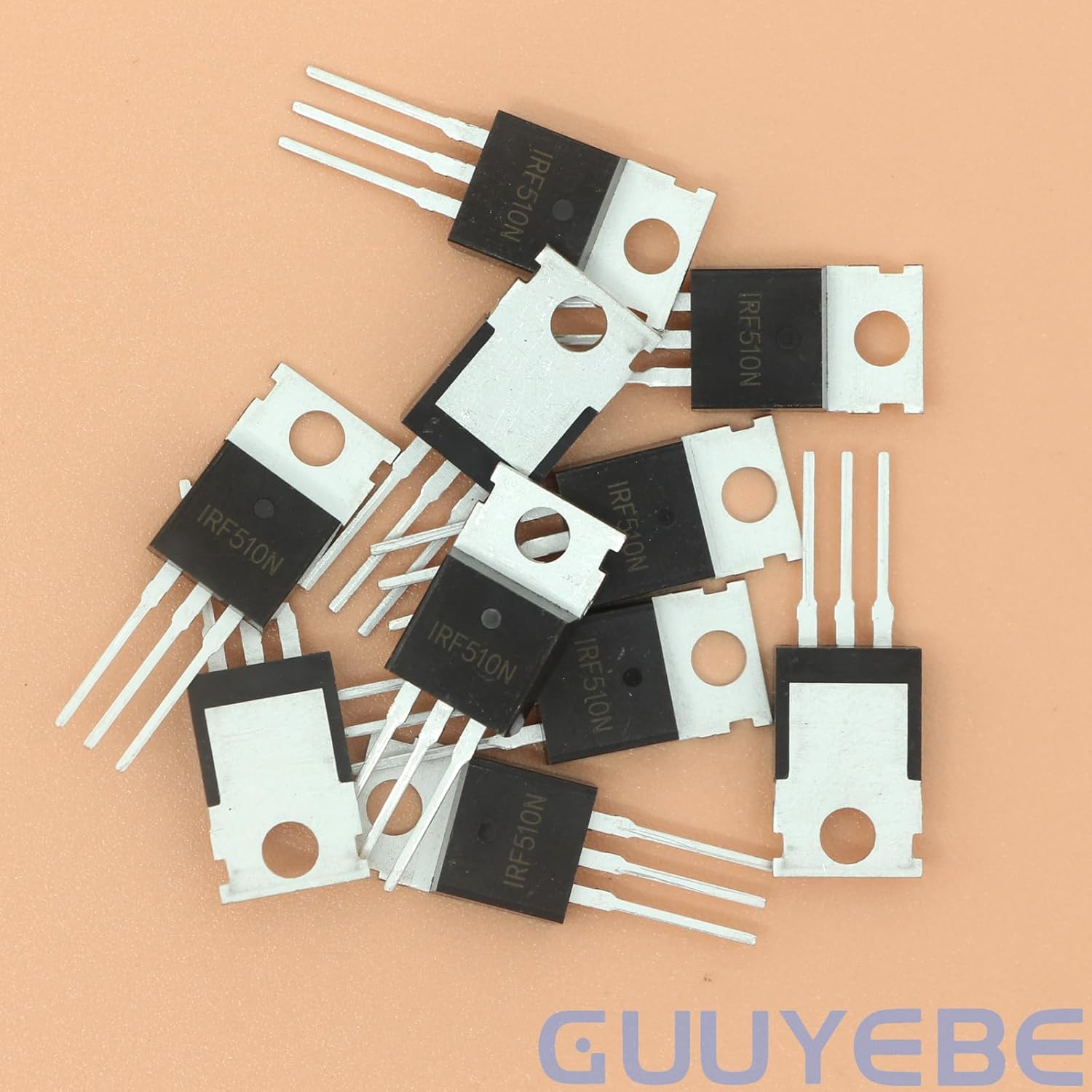 GuuYebe IRF510N IRF510 100V 5.6A IRF510NPBF N-Channel Power MOSFET TO-220 Transistors of Semiconductor Products