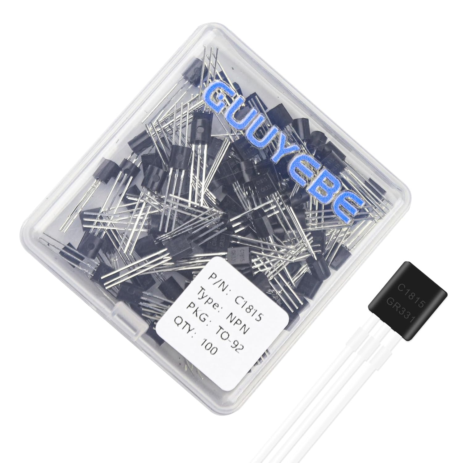 GuuYebe C1815 Transistor TO-92 NPN BJT Transistors of Semiconductor Products