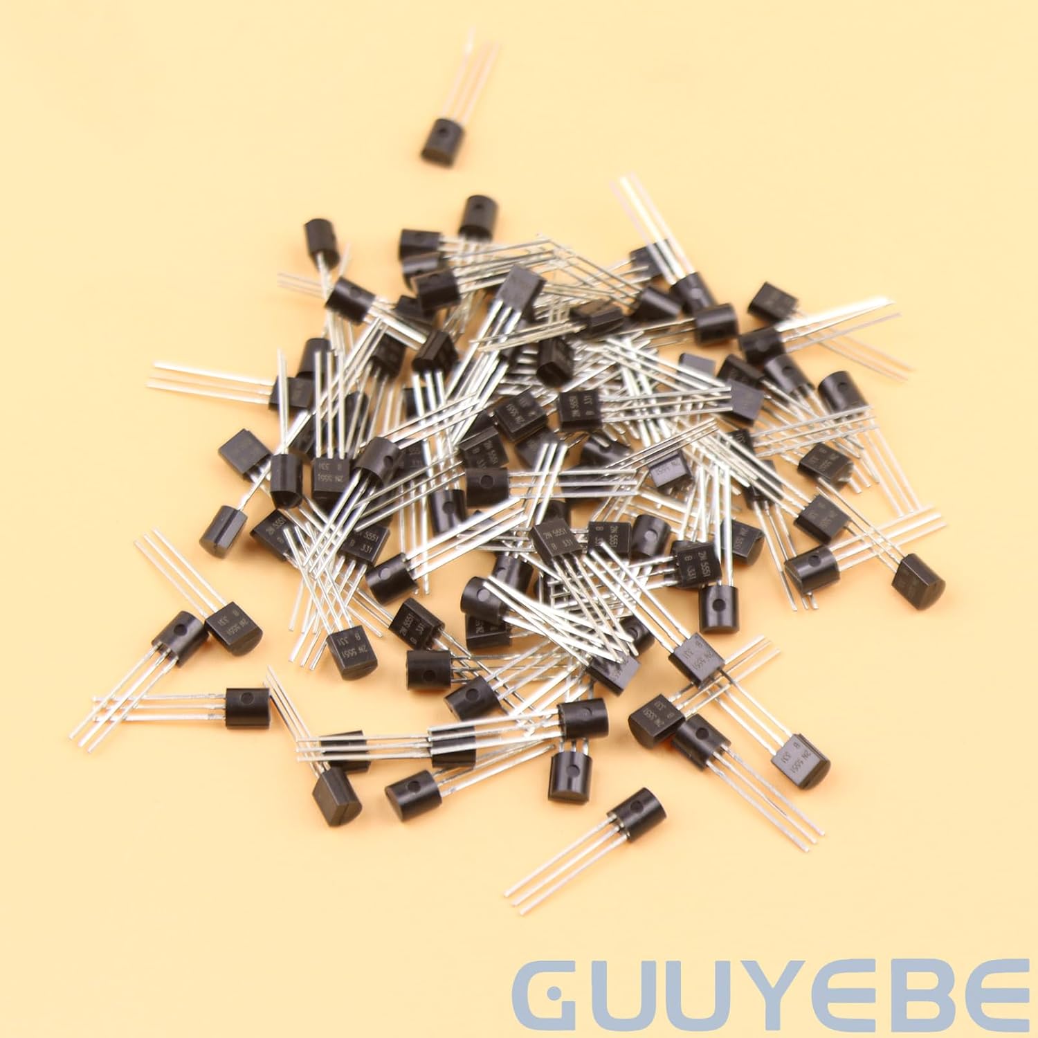 GuuYebe 2N5551 Transistor TO-92 NPN BJT Transistors of Semiconductor Products