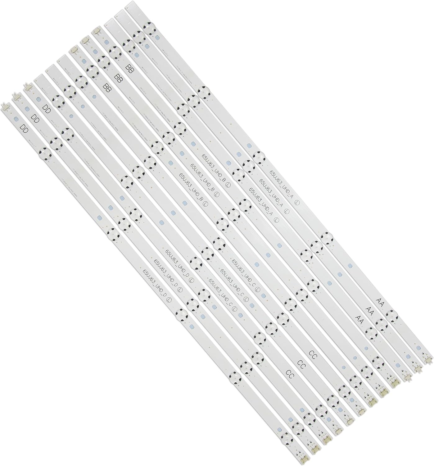 GuuYebe 65UJ6300-UA 65UJ63 EAV63673007 EAV63673006 65UJ63_UHD_A 65UJ630V 65UJ6320 65UJ634V 65UJ5500 LED Backlight Strips for 65 inch TVs