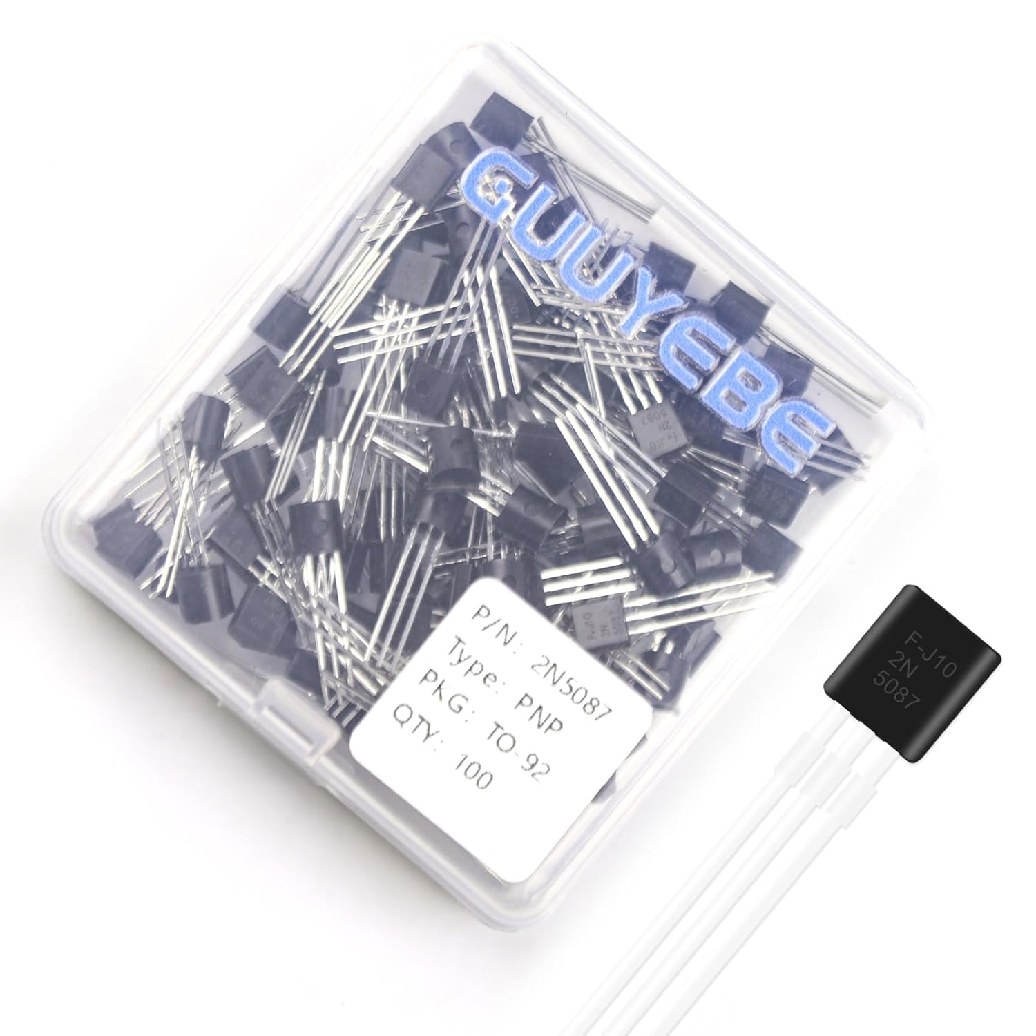 GuuYebe 2N5087 Transistor TO-92 PNP BJT Transistors of Semiconductor Products
