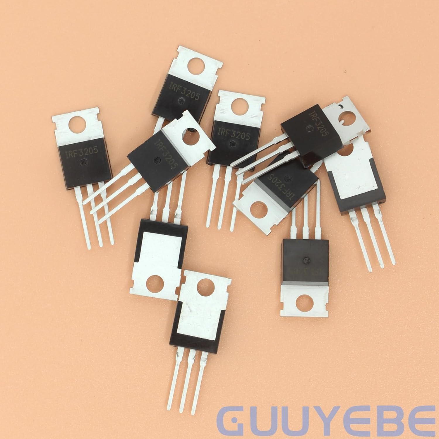 GuuYebe IRF3205 70V 80A IRF3205PBF N-Channel Power MOSFET TO-220 Transistors of Semiconductor Products