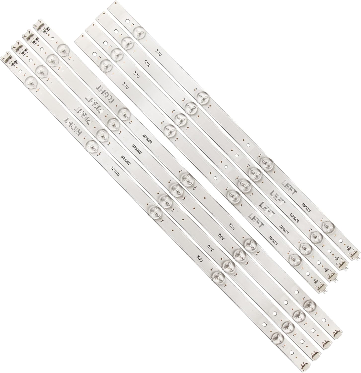 GuuYebe LED Backlight Strip TV Replacement Part for 49UJ6300 49UK6200 49UJ630V 49UK6300 49LJ5550 49LK5700PSC 49LJ5500 49LK5700 49UK6300PLB NC490DGG 49UJ635T NC490DUE-ABFX3 NC490DUE-AAFX1-41CA