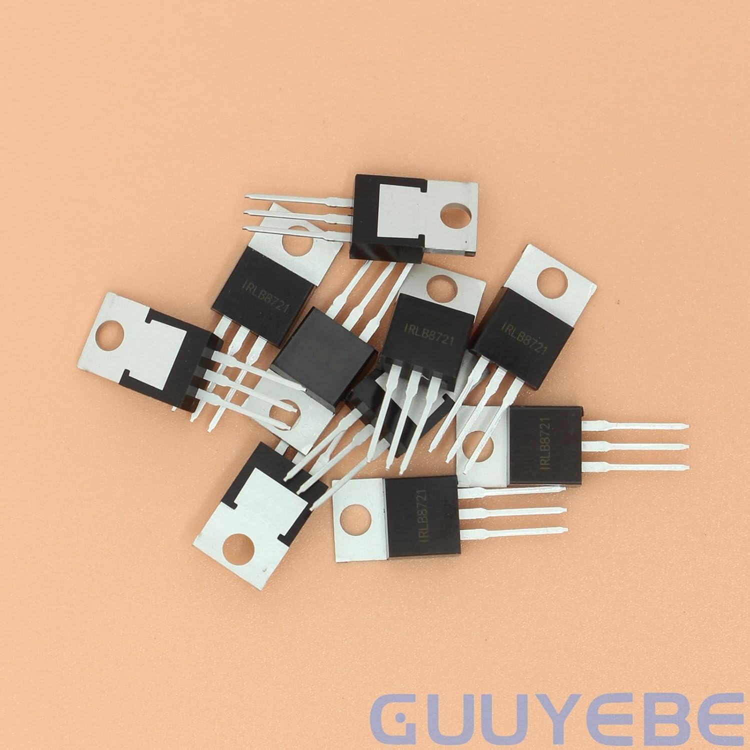 GuuYebe IRLB8721 30V 62A IRLB8721PBF N-Channel Power MOSFET TO-220 Transistors of Semiconductor Products