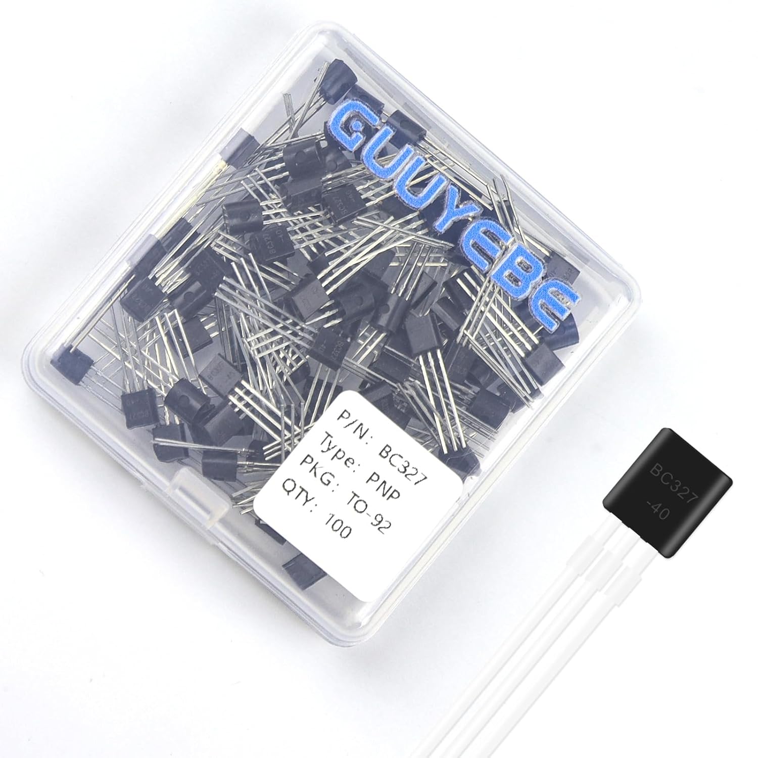 GuuYebe BC327 Transistor TO-92 PNP BJT Transistors of Semiconductor Products