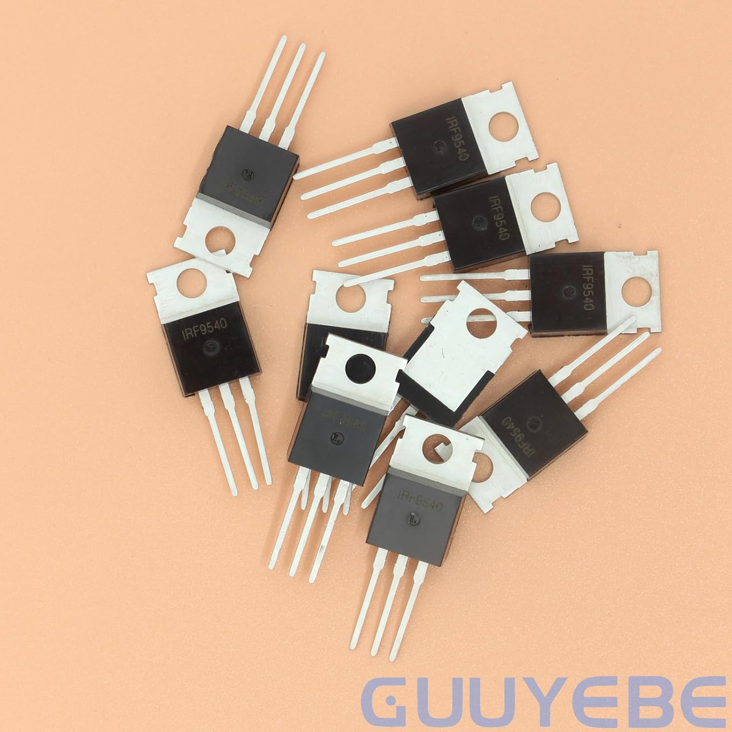 GuuYebe Mosfet Kit,70PCS 14 Values IRFZ44N IRF540N IRF3205 IRF840 IRF630 IRLB8721 IRF5210 IRF640N IRF9540 IRF3808 IRF740 IRF510N IRF520 IRF530N Mosfet Transistor Assortment Set Semiconductor Products