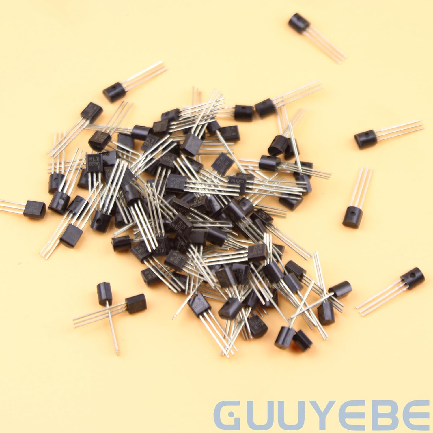 GuuYebe S8550 Transistor TO-92 PNP BJT Transistors of Semiconductor Products