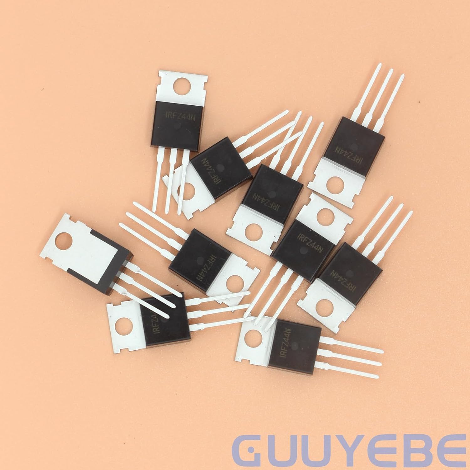 GuuYebe IRFZ44N IRFZ44 60V 50A IRFZ44NPBF N-Channel Power MOSFET TO-220 Transistors of Semiconductor Products