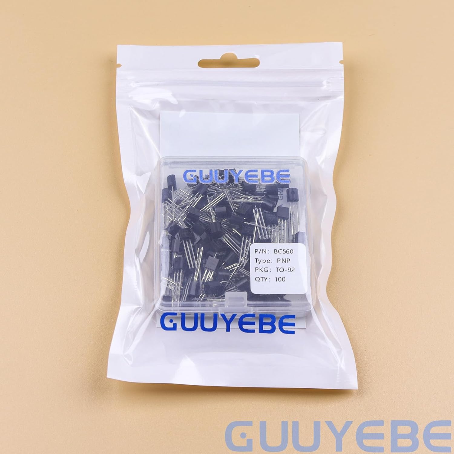 GuuYebe BC560 Transistor TO-92 PNP BJT Transistors of Semiconductor Products