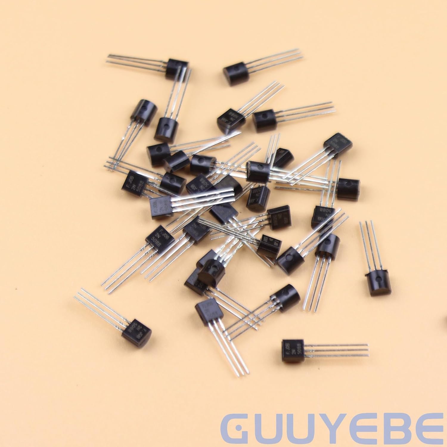 GuuYebe 2N5088 Transistor TO-92 NPN BJT Transistors of Semiconductor Products