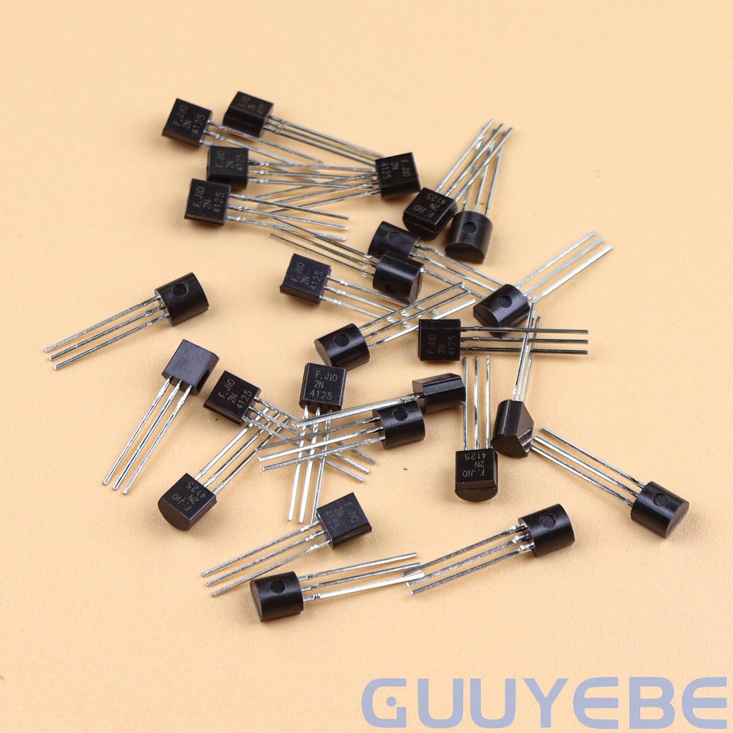 GuuYebe 2N4125 Transistor TO-92 PNP BJT Transistors of Semiconductor Products