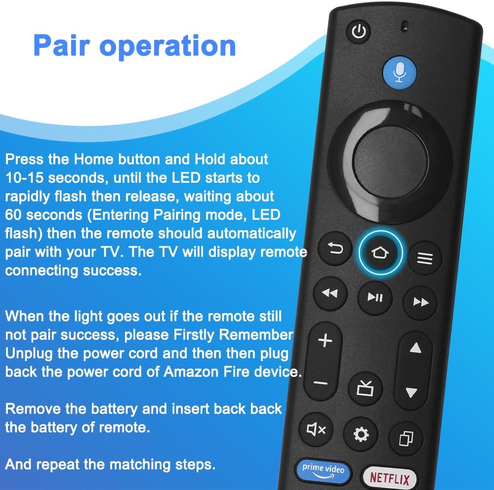 GuuYebe NS-RCFNA-21 504Q3265104 398GM10BEBYN0005HT TV Remote Control Replacement with Voice for NS-50DF710NA21 NS-55DF710NA21 Smart TVs