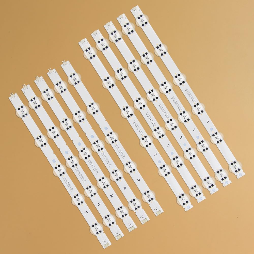 EAV63992101 LED backlight strip reference for comparing printed markings and LED layout