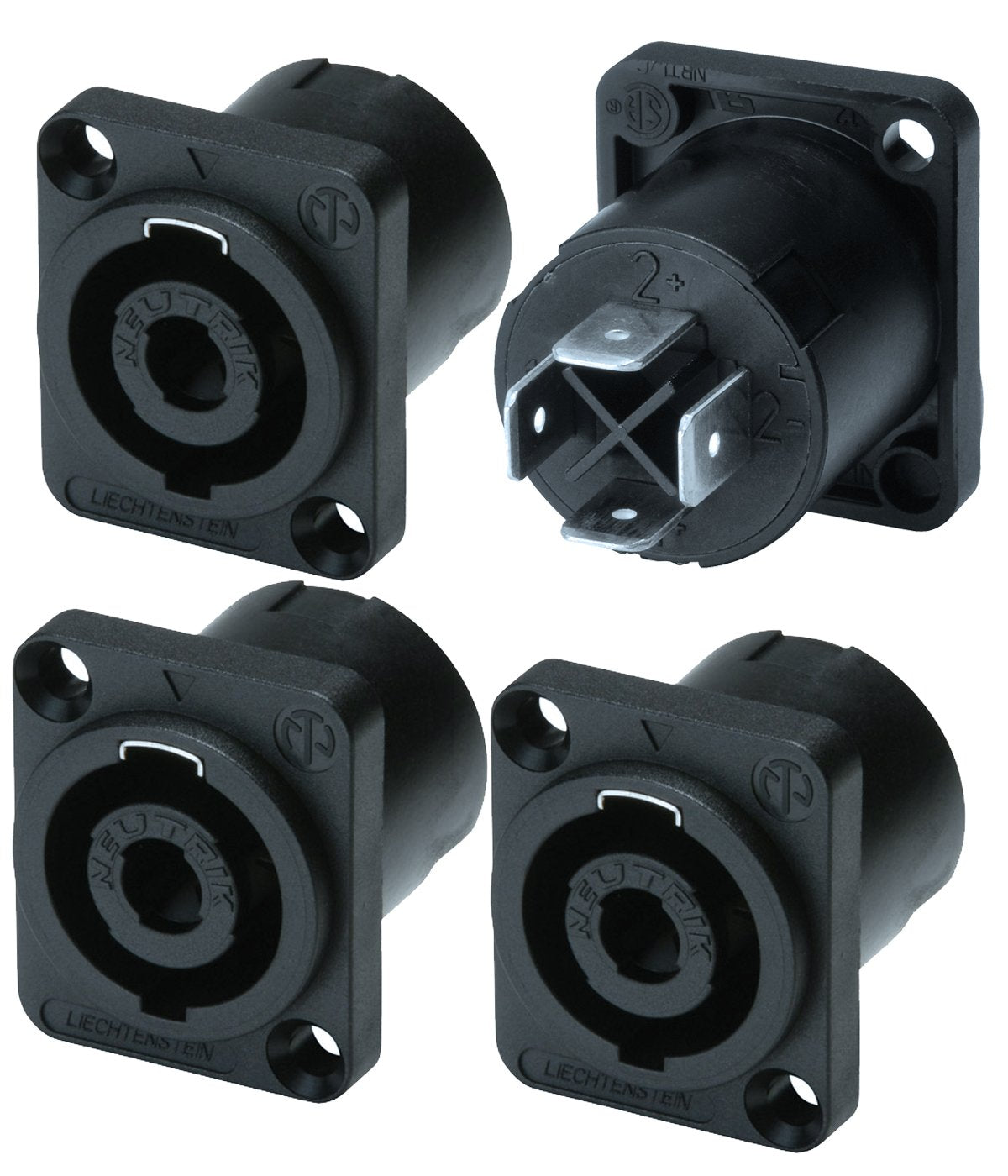 Neutrik NL4MP SPEAKON PANEL MOUNT 4-Pack