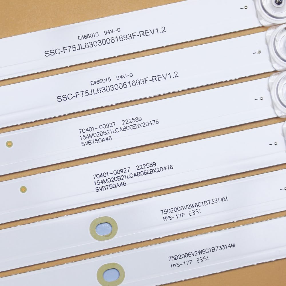 SVB750A98 LED backlight component reference for Vizio 75-inch TV replacement and part identification