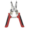 GuuYebe Wire Stripper Multifunctional Wire Strippers Electrical with Cuts 8 10 12 14 16 18 20 22 AWG Cutter Pliers Splitter Winding Wires Cable Crimper Crimping Tool for Electricians and DIY Red